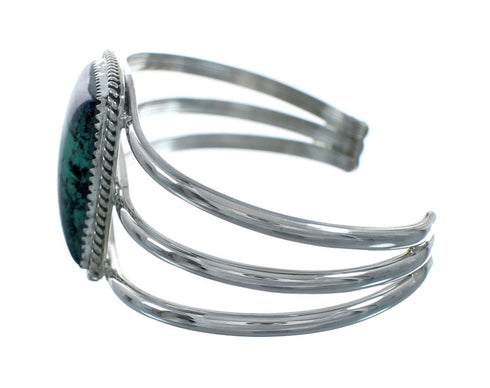 Native American Sterling Silver Navajo Turquoise Cuff Bracelet X10339